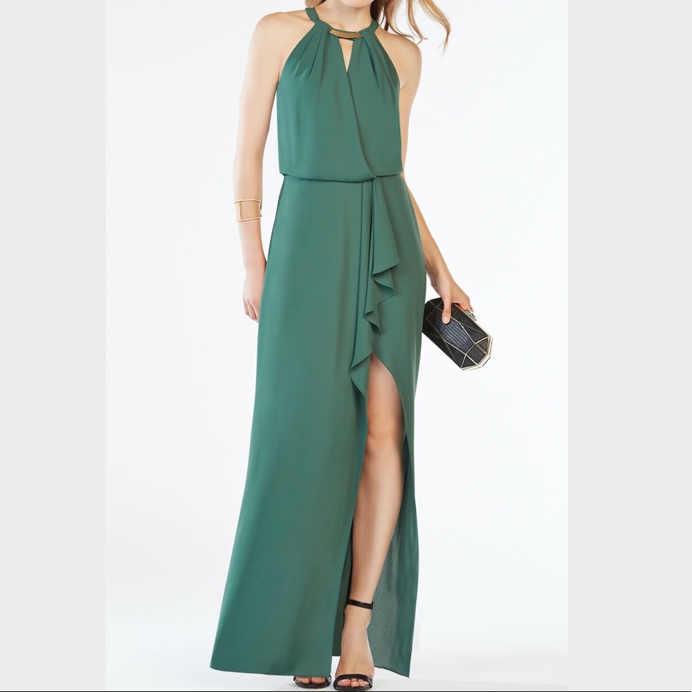 BCBG Amanda Plate Collar Gown